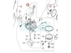 Carburateur Pour Moteur Loncin / Rato (0001210304)