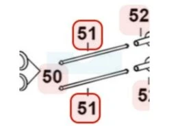 Tige De Culbuteur Pour Moteur Loncin (1406700280001)