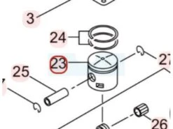 Piston Pour Débroussailleuse Maruyama (246091)