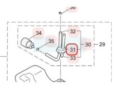 Joint De Sortie De Réservoir Pour Maruyama (261115)