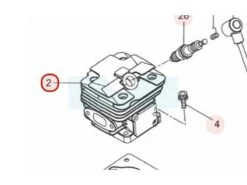 Cylindre Pour Tronçonneuse Maruyama (272688)