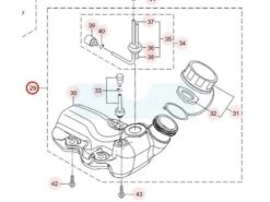 Réservoir Complet Pour Perche élagueuse Maruyama (276310)