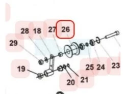 Galet Tendeur Pour Scarificateur Weibang (40R013501002)