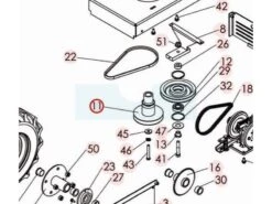 Poulie Moteur Pour Tondeuse Débroussailleuse Sarp (5102010115)