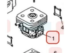 Cylindre Pour Moteur Zenoah (848GD01212)