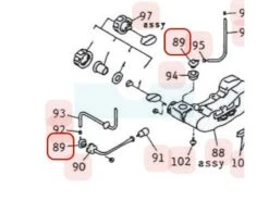 Sortie De Réservoir Pour Moteur Mitsubishi (FR66754)