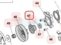 Pignon De Pompe à Huile Pour Tronçonneuse Maruyama (M036512)