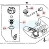 Réservoir Complet Pour Moteur Zenoah (T160085001)
