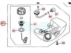 Réservoir Complet Pour Moteur Zenoah (T160085001)
